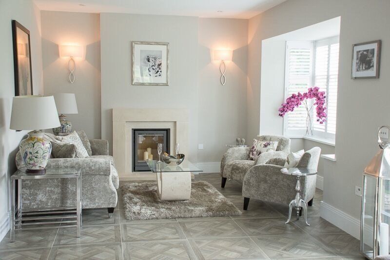 Chilterns Country House interior design sitting area