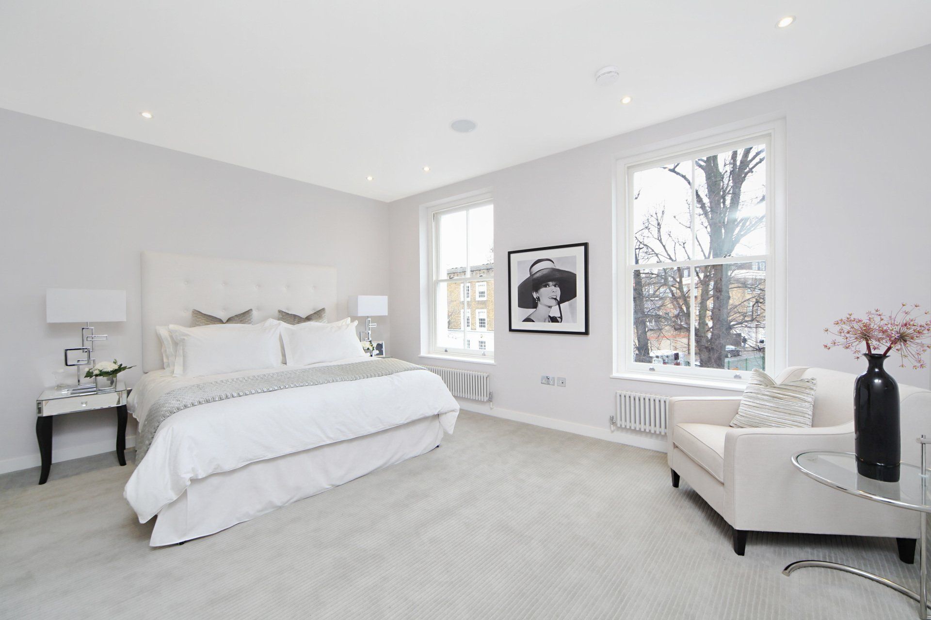 Georgian Fulham house interior design bedroom