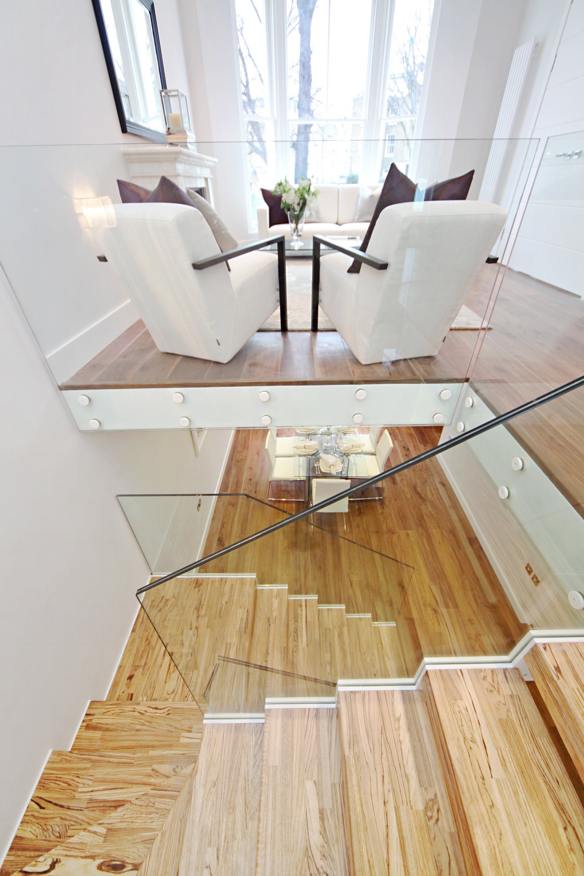 Georgian Fulham house interior design stairs