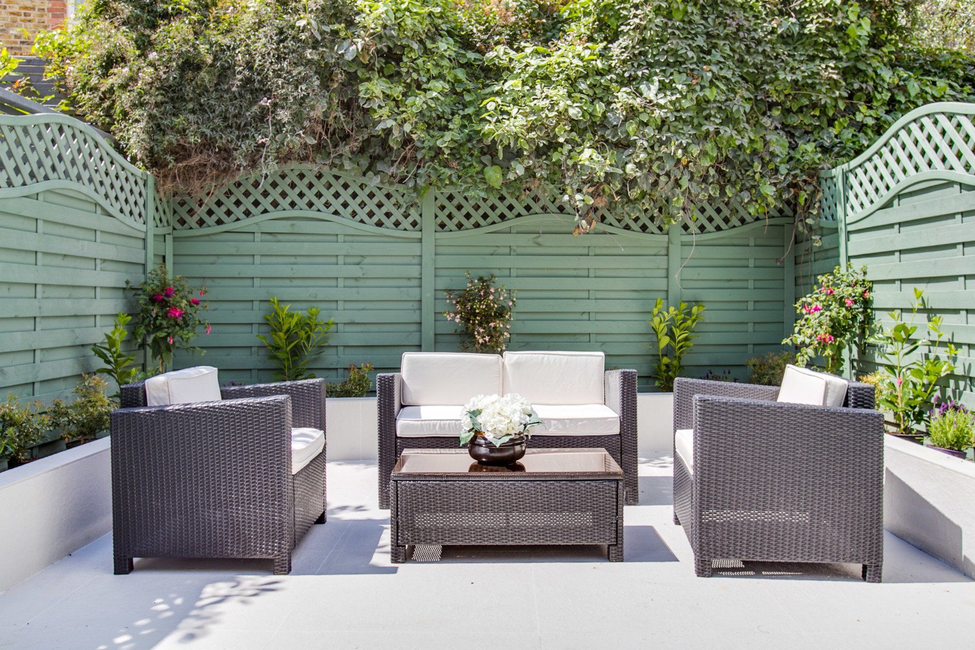 Fulham interior design garden seating