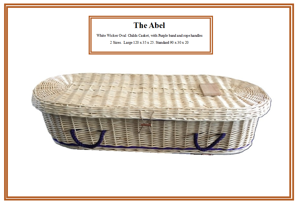 A Wicker Coffin with Flowers on Top of It on A White Background — Hand Woven Caskets Company in Port Macquarie, NSW