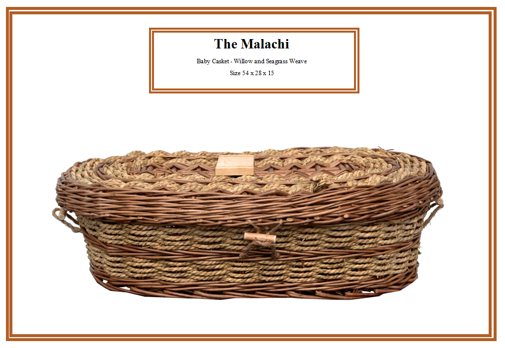 Wicker Basket Oval Shape With Lid, Brown and Tan Hues, Handles on Sides, Wood Latch — Hand Woven Caskets Company in Port Macquarie, NSW