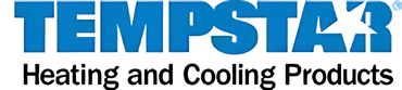 TEMPSTAR Heating and Cooling Products logo in blue with a white star.