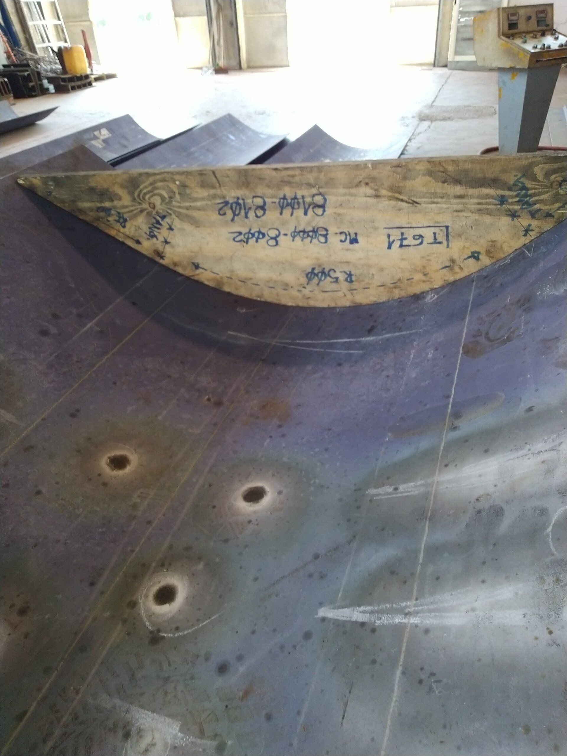 costruzione simulacro legno