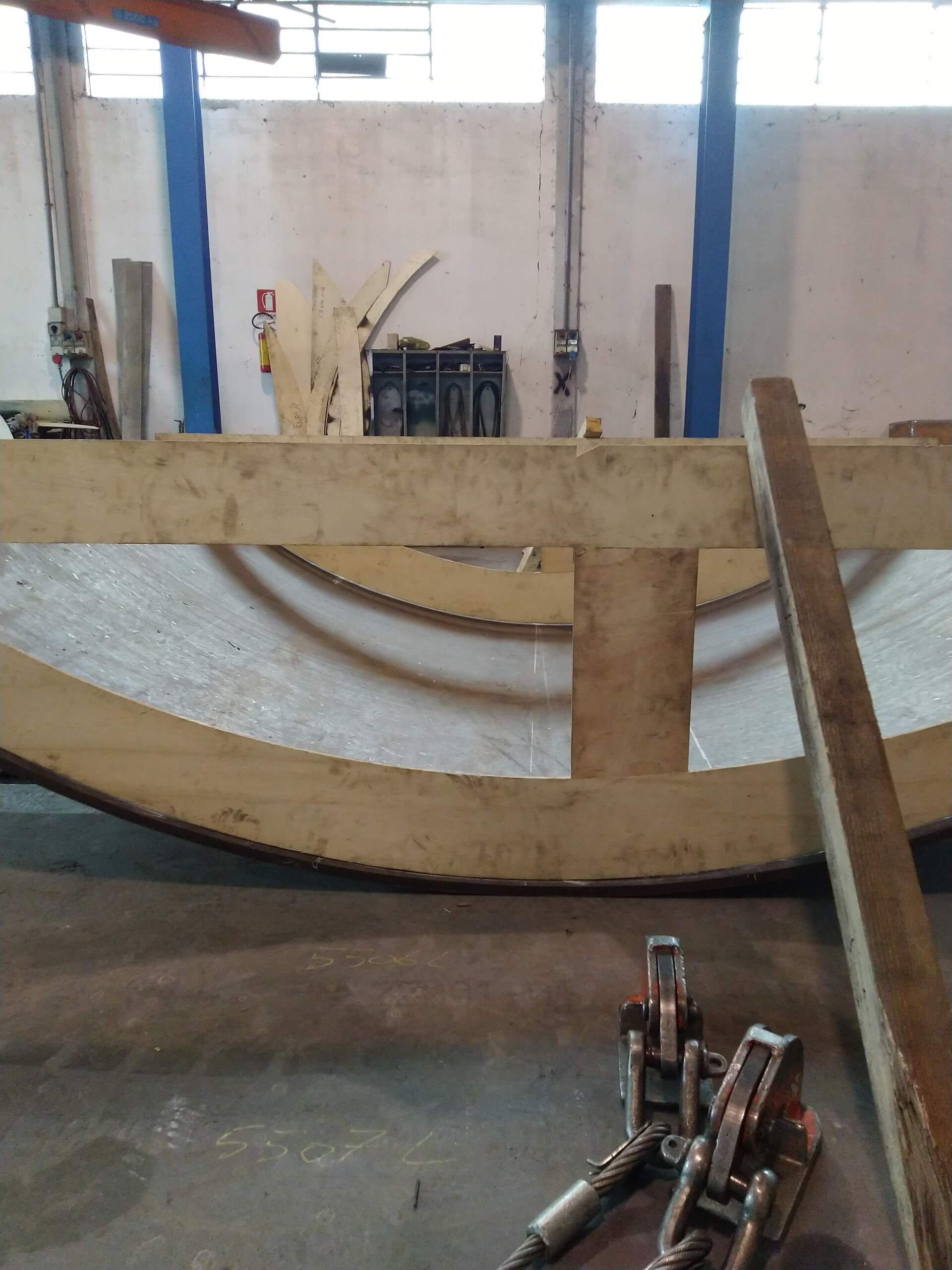 costruzione simulacro legno