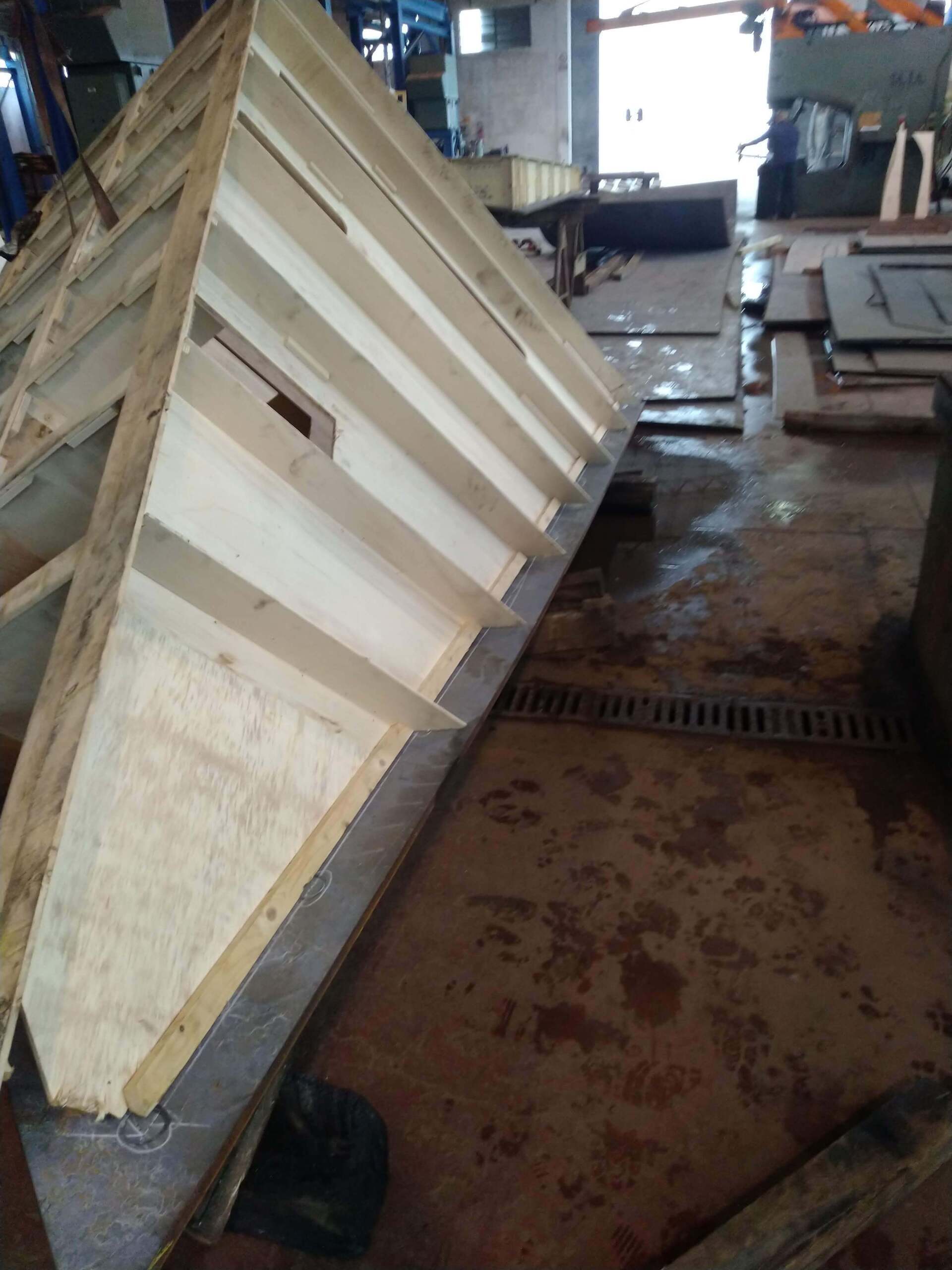 costruzione simulacro legno