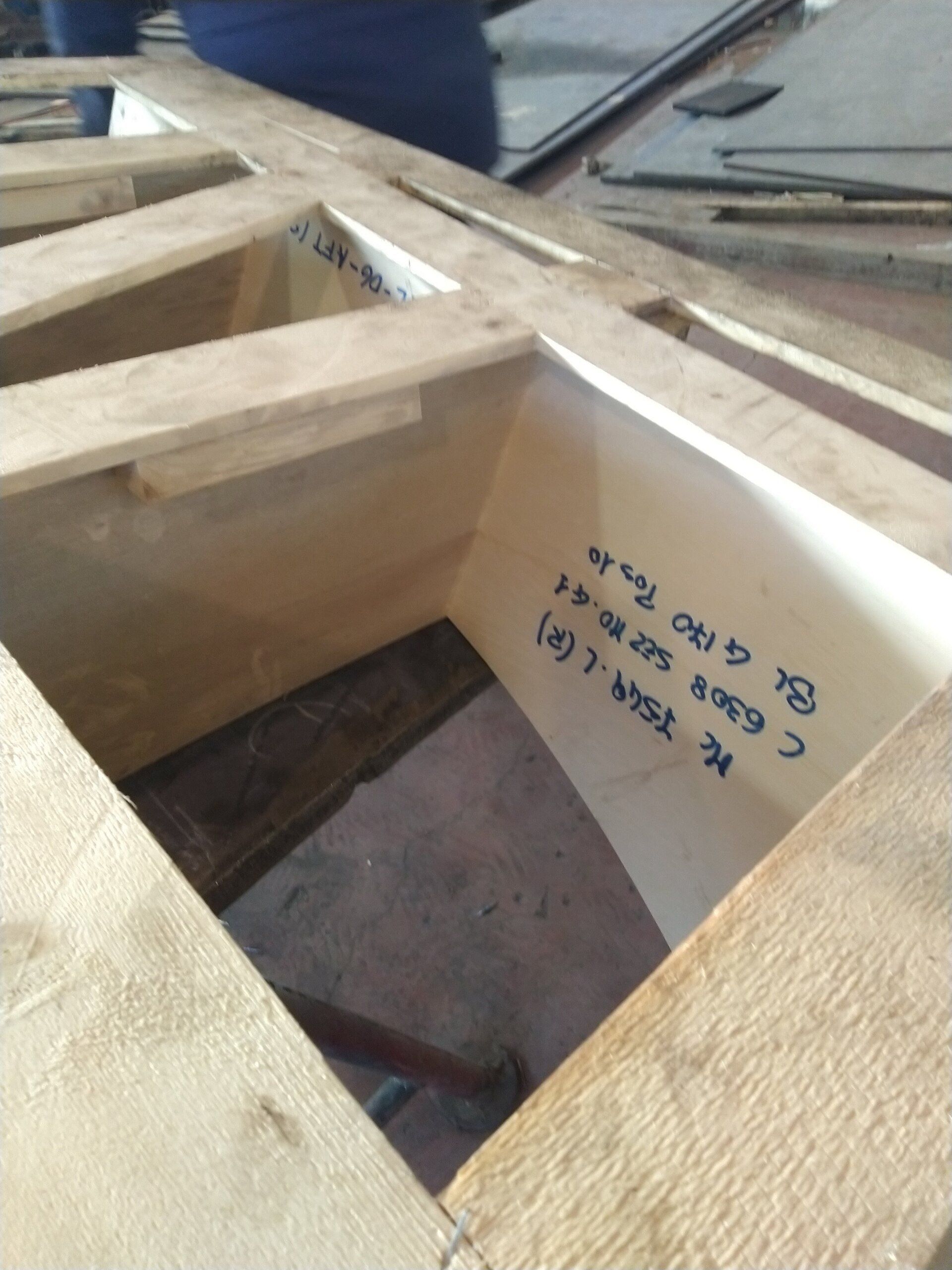 costruzione simulacro legno