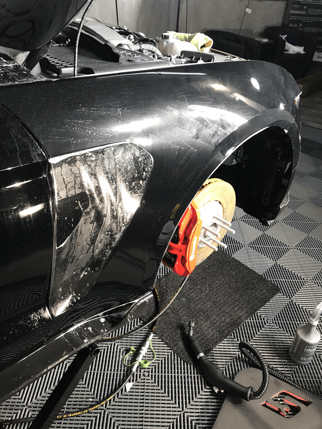 2018 Ferrari 488 Spider in for Gyeon Ceramic Coatings