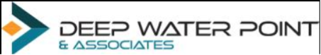 Logo of Deep Water Point & Associates, featuring a geometric arrow shape with a teal and orange color scheme.