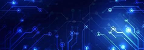 Blue light streaks converge on a central black void, creating a tunnel effect.