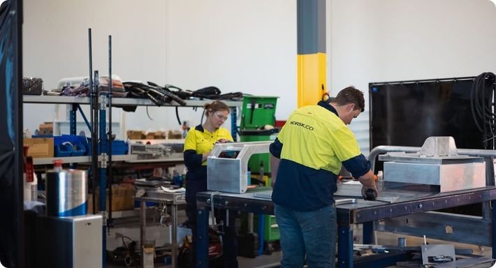 Young Auto Mechanic Worker Repair Flatten And Align Metal Car Body In Automative Industry — 4x4 & Car Accessories in Tamworth, NSW