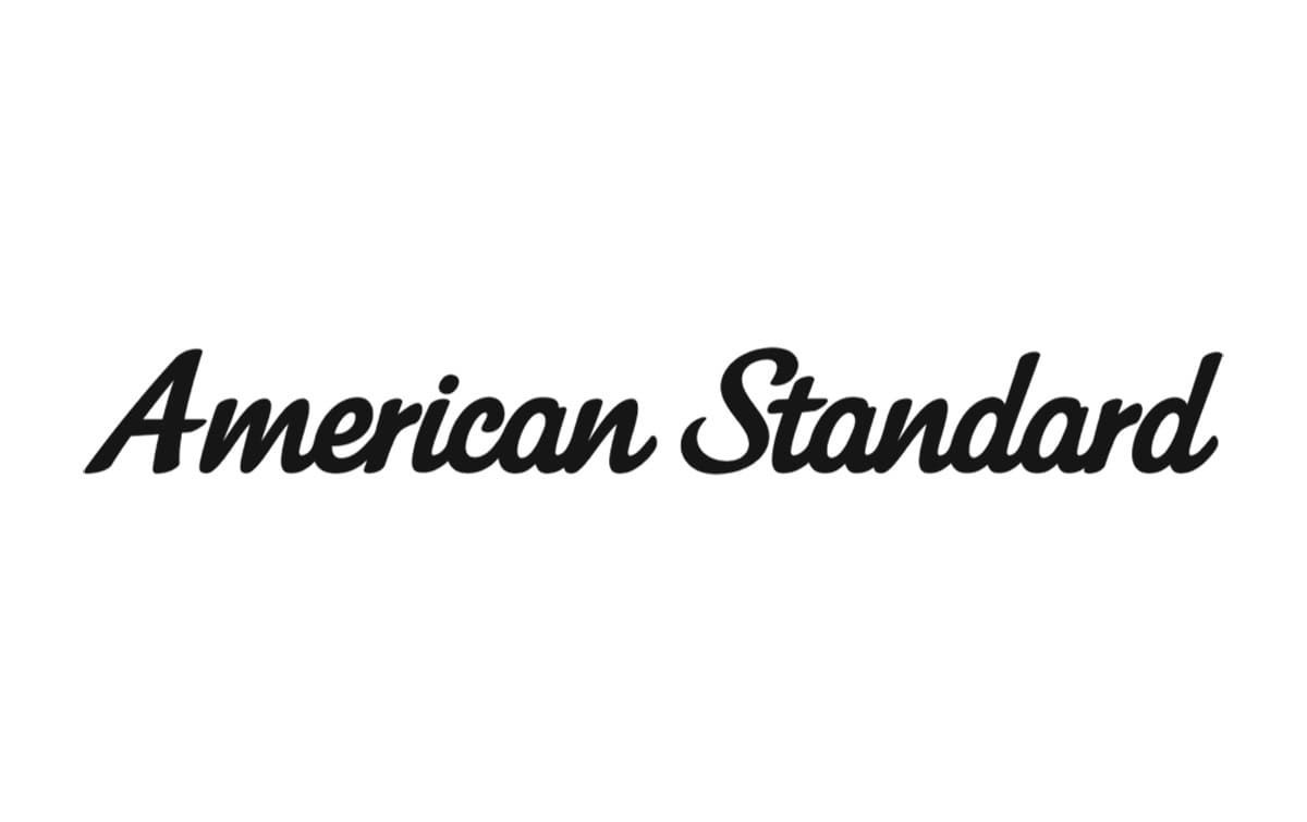 The american standard logo is black and white on a white background.