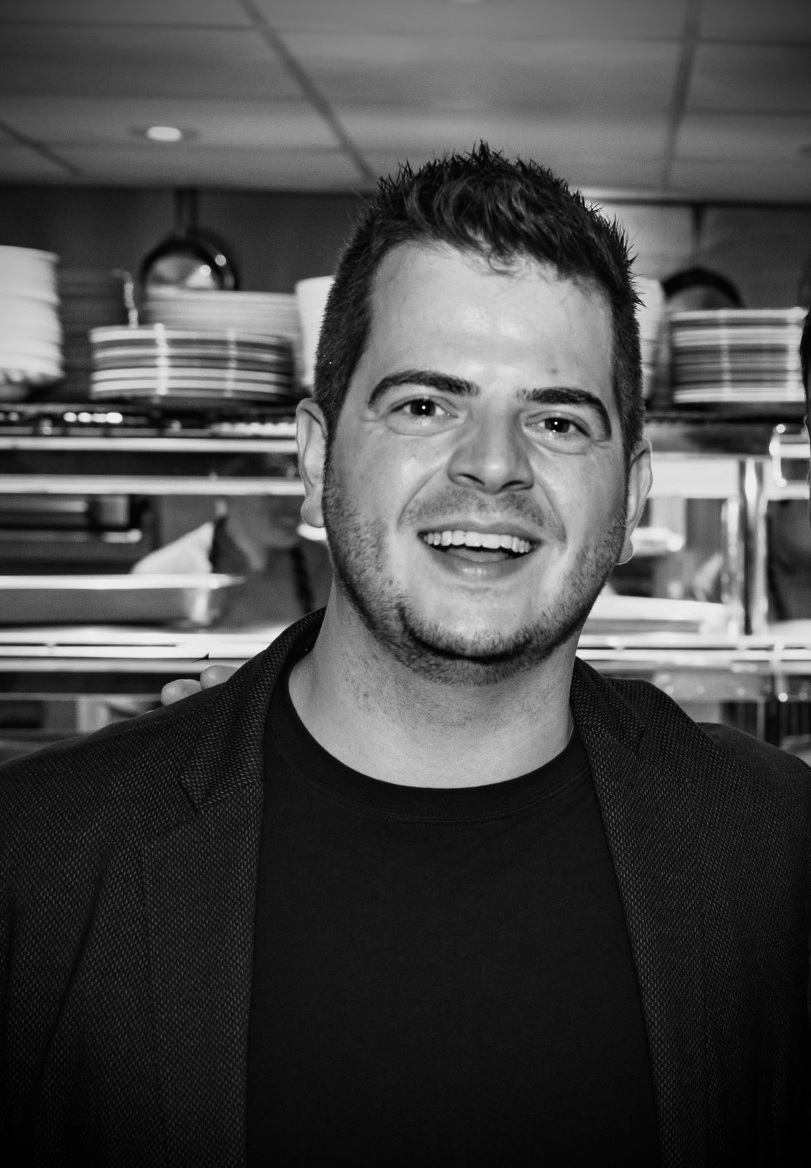 A large building with a fountain in front of it.