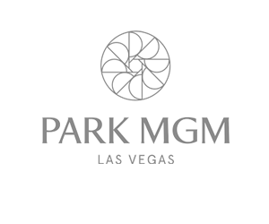 A black and white logo for park mgm las vegas.