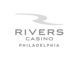 The logo for the rivers casino in philadelphia