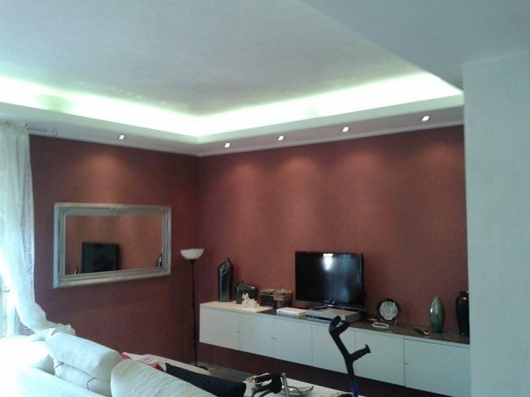 soggiorno con cartongesso