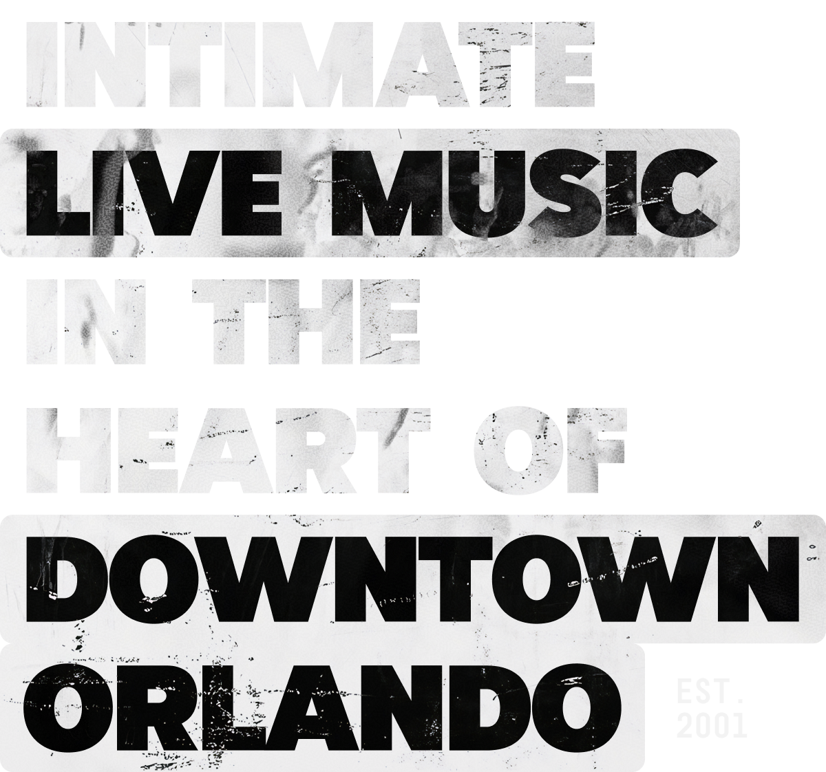 Intimate Live Music in the Heart of Downtown Orlando
