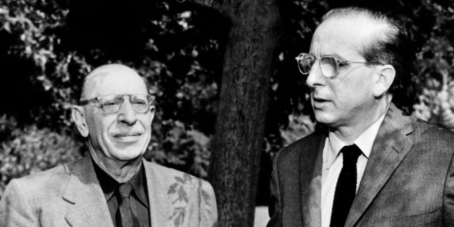 Igor Stravinsky avec Franz Waxman
