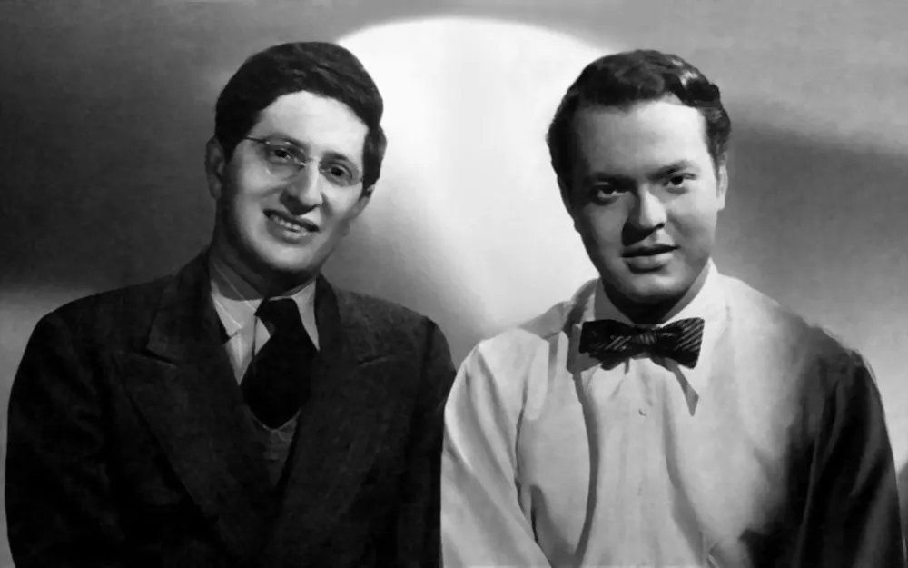 Bernard Herrmann with Orson Welles