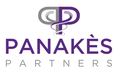 Logo: Purple and gray