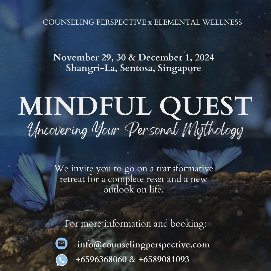 An advertisement for a mindful quest in singapore