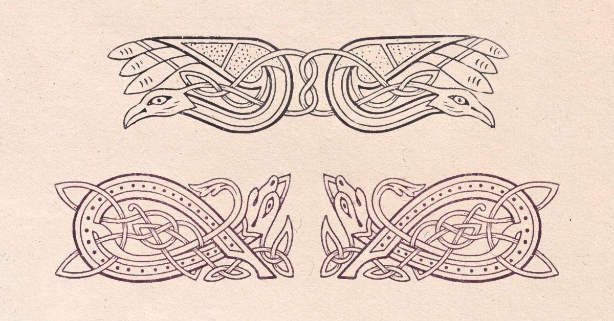 vintage gaelic illustrations