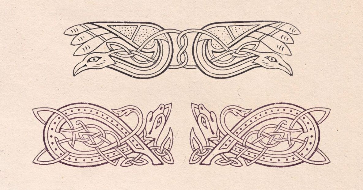 vintage gaelic illustrations