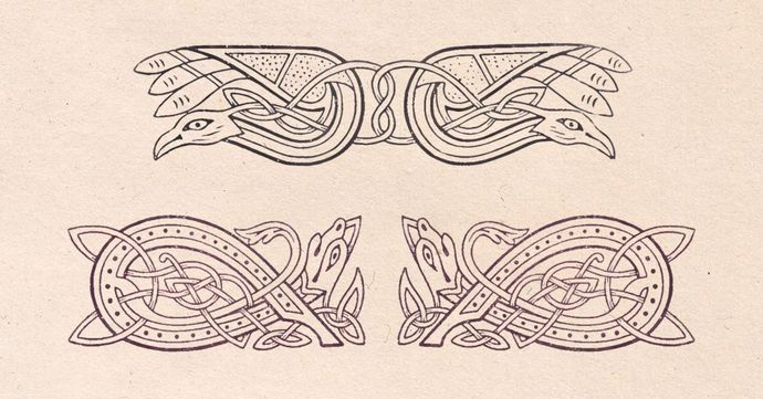 vintage gaelic illustrations