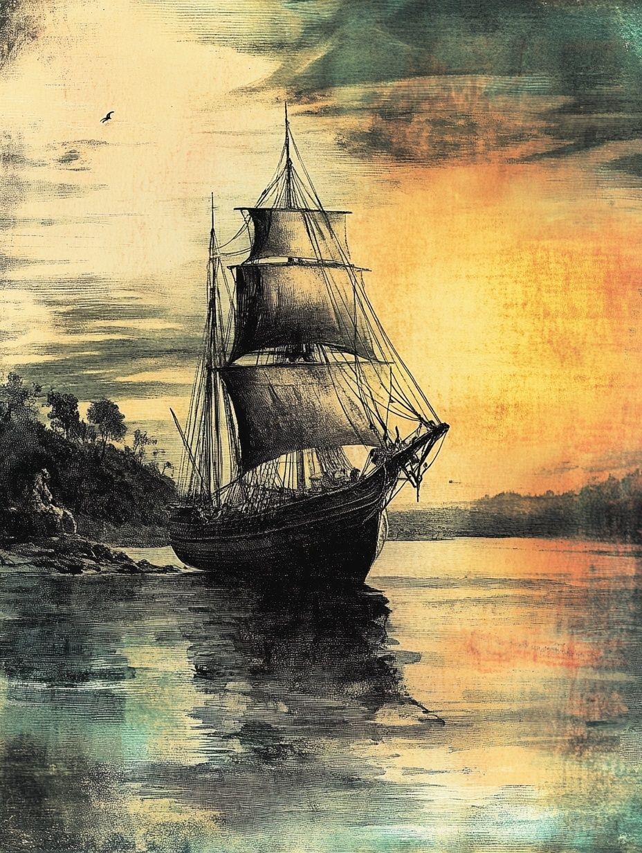 ghost ship off the Brittany coast