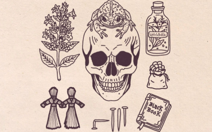 vintage folk magic illustrations