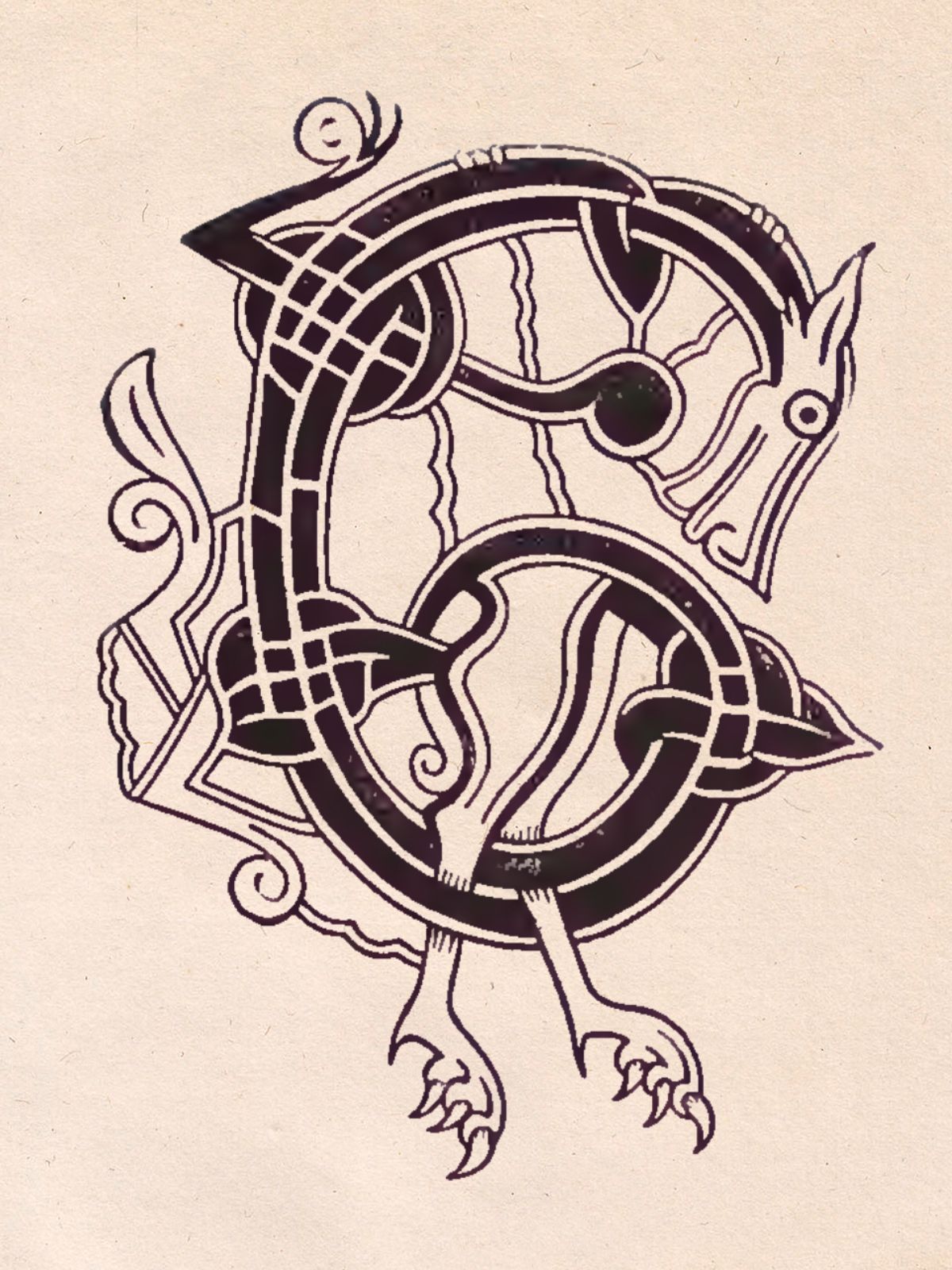 gaelic symbol dragon