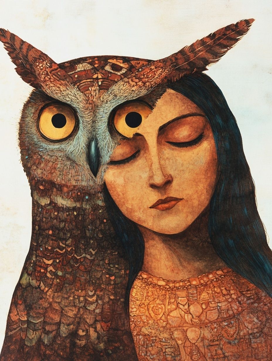 owl, woman, la lechuza texan folklore