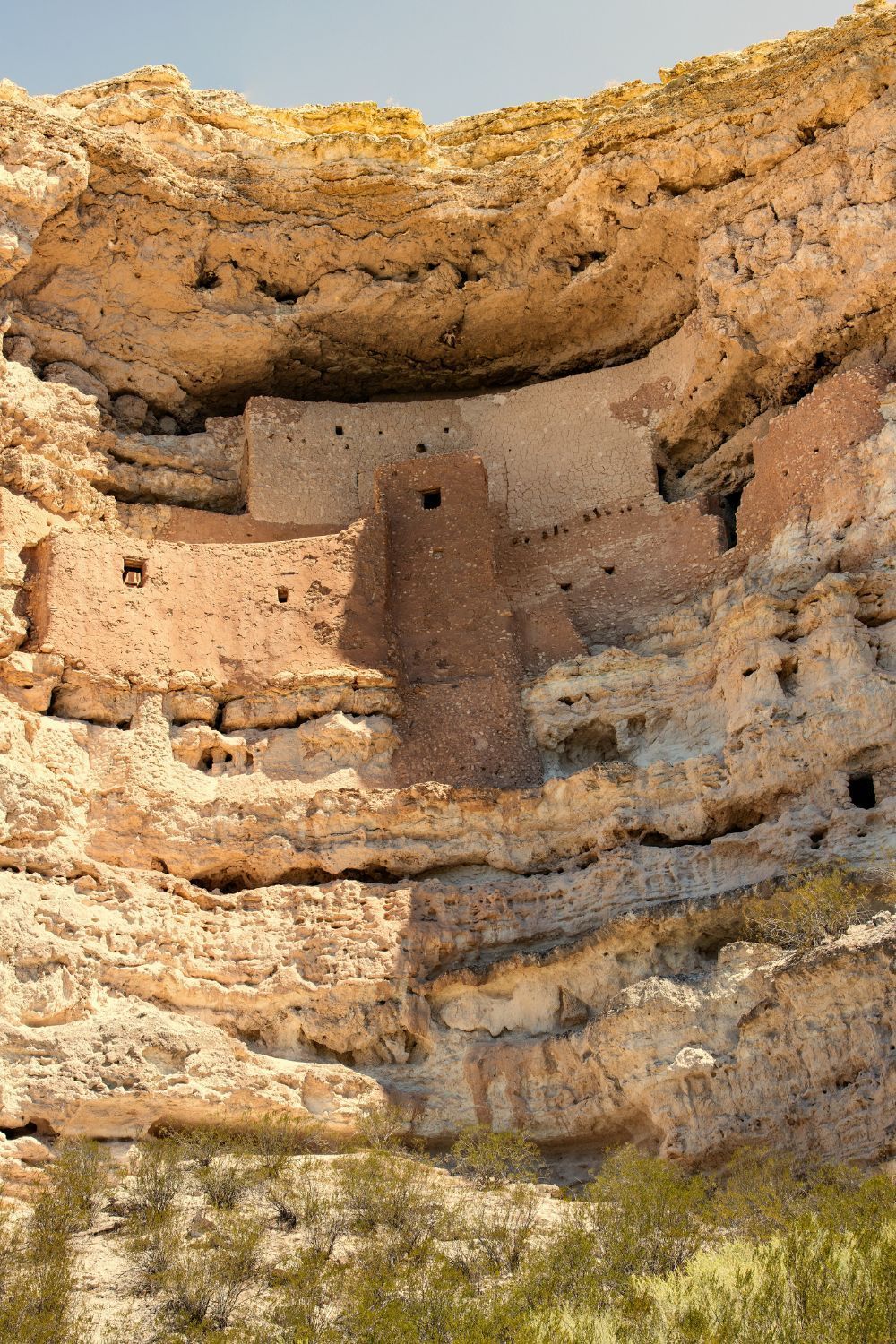castle built into Arizona rocks