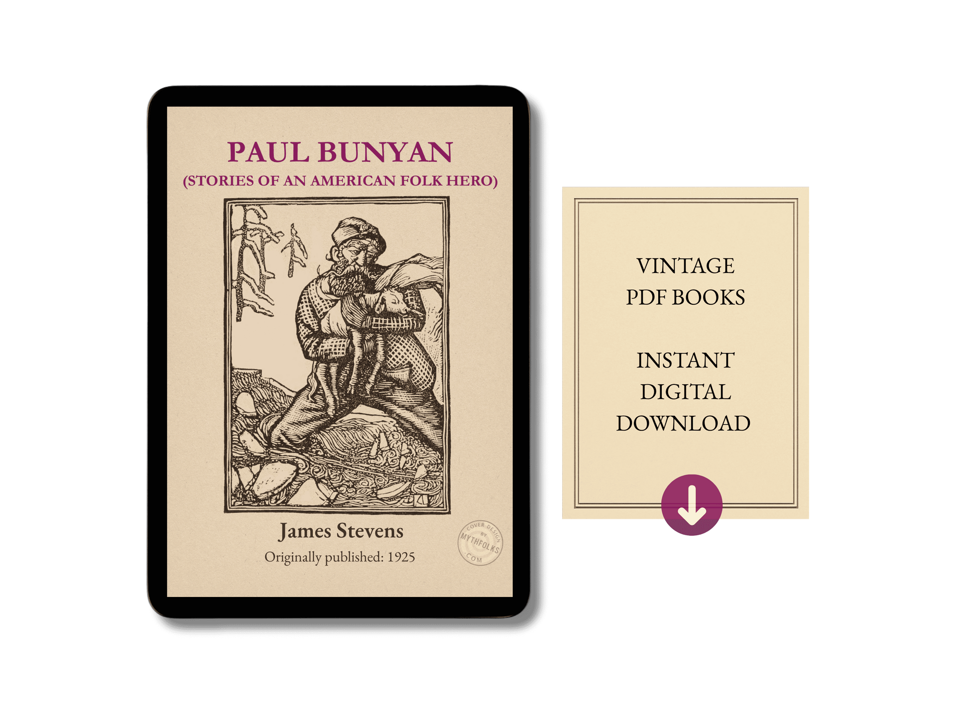 vintage style image showing old book on a tablet