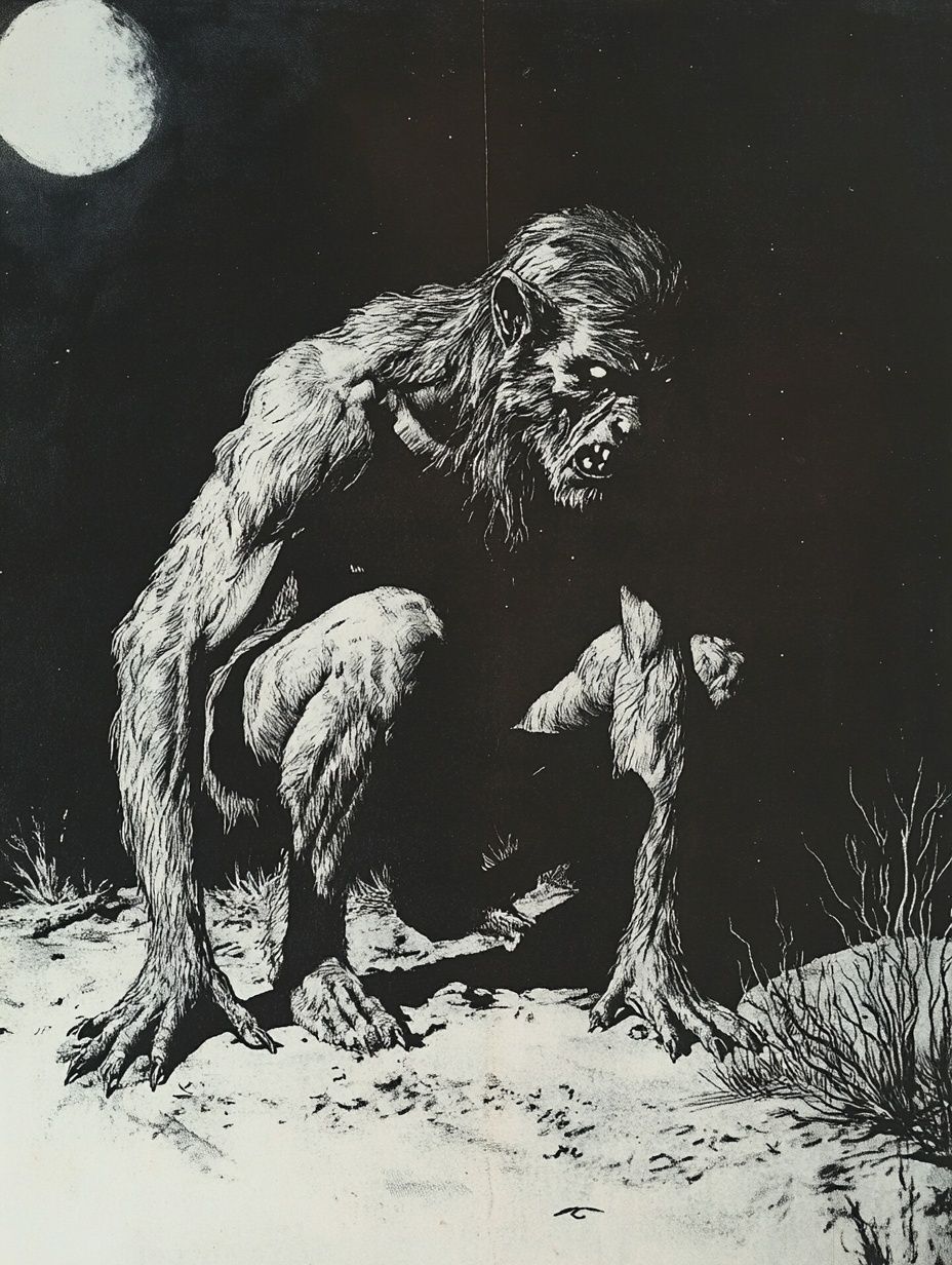 skinwalker wolf like creature desert