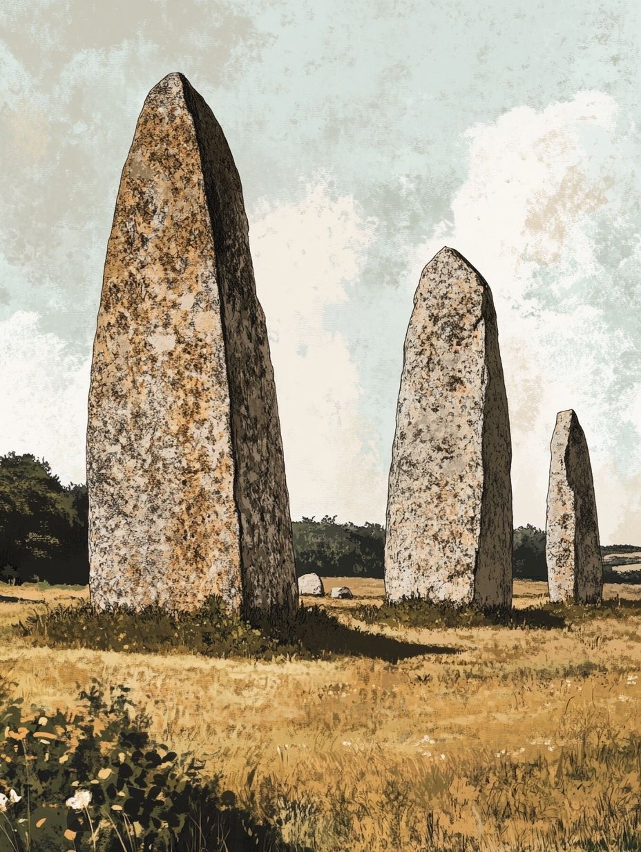 tall standing stones menhirs