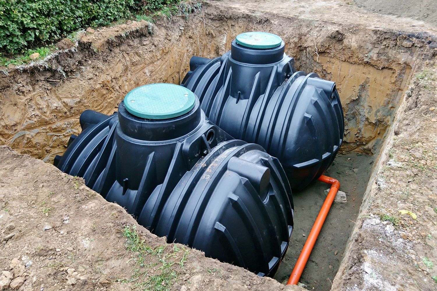 Underground septic tanks built for reliable wastewater management. Underground septic tanks built for reliable wastewater management.