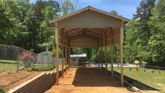 Single Carports ─ Canton, North Carolina ─ Shane Willis Construction