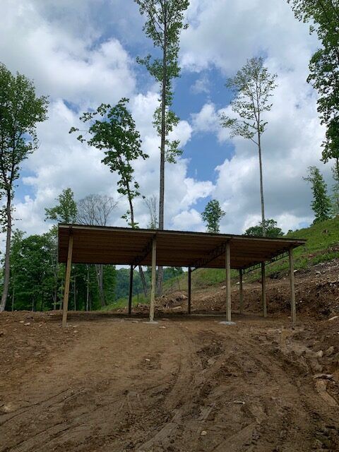 Simple Open-style Garage ─ Canton, North Carolina ─ Shane Willis Construction