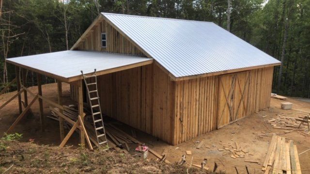 Old Style Garage with Open-style ─ Canton, North Carolina ─ Shane Willis Construction