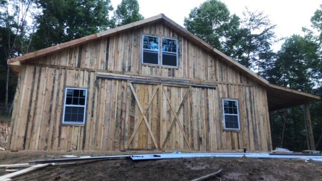 Old Style Farm Storage ─ Canton, North Carolina ─ Shane Willis Construction