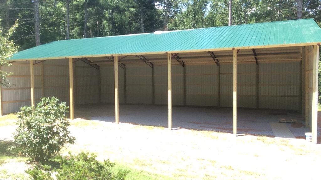 Open Garage ─ Canton, North Carolina ─ Shane Willis Construction