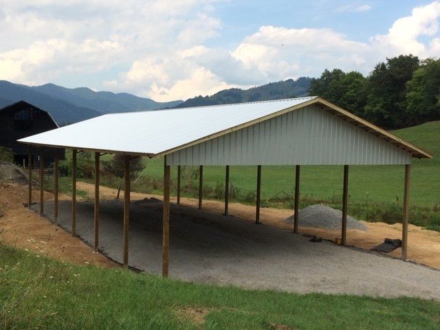 Big Open-style Garage ─ Canton, North Carolina ─ Shane Willis Construction