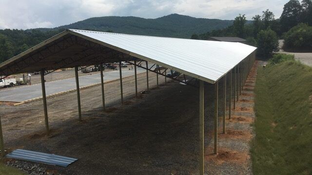 Metal Roof Open-style ─ Canton, North Carolina ─ Shane Willis Construction