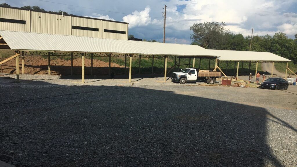 Wide Open-style Garage ─ Canton, North Carolina ─ Shane Willis Construction