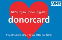 Donor card registration