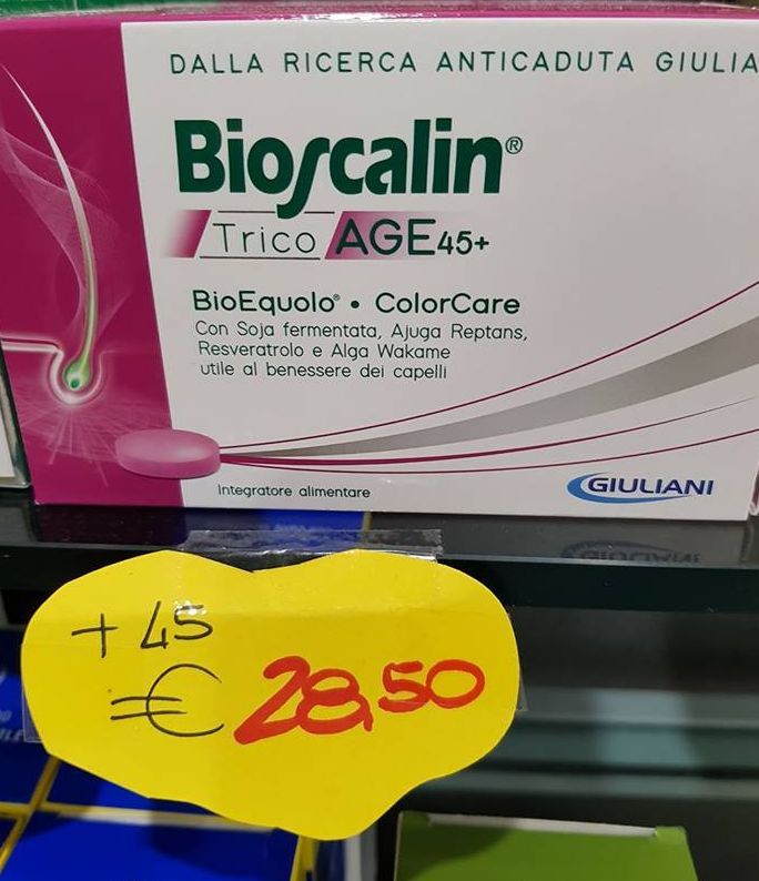 Prodotto anticaduta Bioscalin