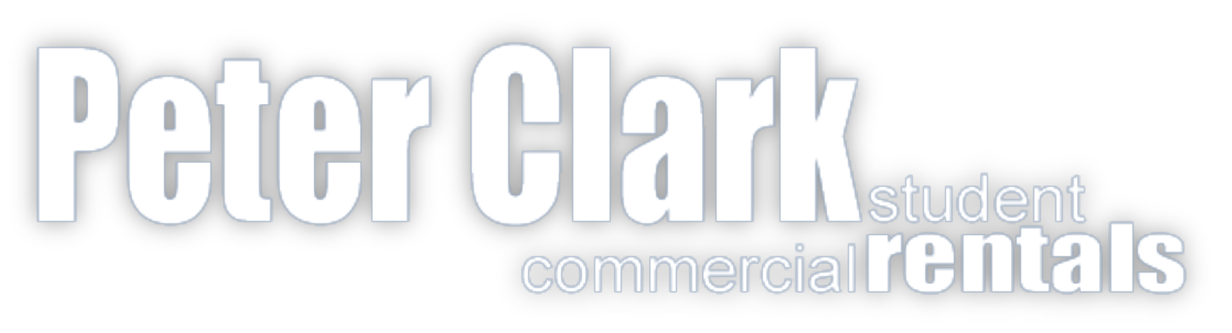 Peter Clark Student Rentals Header Logo - Select to go home