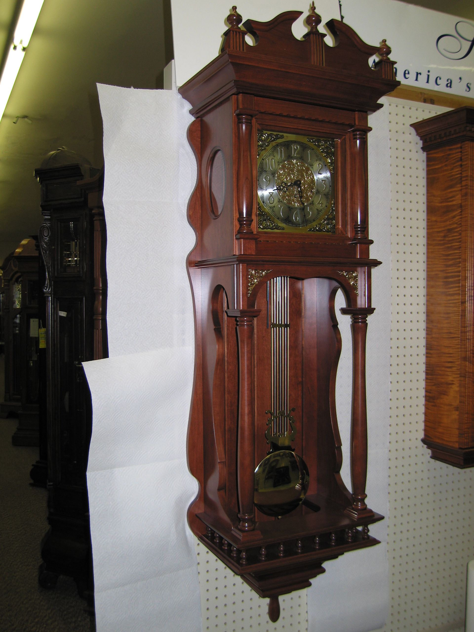 Large Wooden Clock | West Allis, WI | Hawkins Clock Center