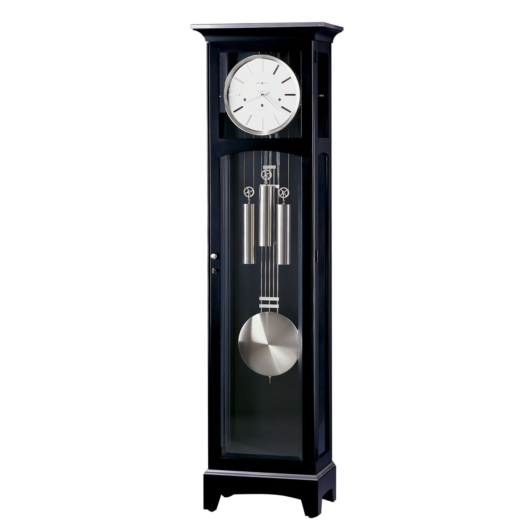 Black Grandfather Clock | West Allis, WI | Hawkins Clock Center